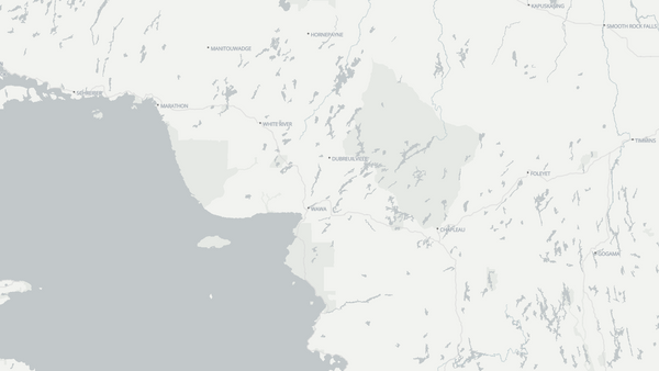 Sault Ste. MarieâAlgoma 2025 poll-by-poll results map