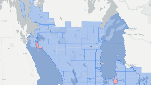 2025 Selkirk—Interlake—Eastman poll map
