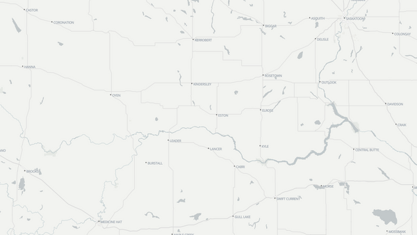 2025 Swift Current—Grasslands—Kindersley poll map