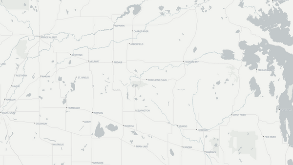 2025 Yorkton—Melville poll map