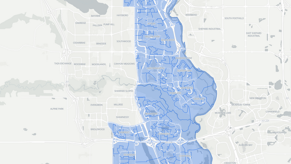 Calgary Midnapore 2025 poll-by-poll results map
