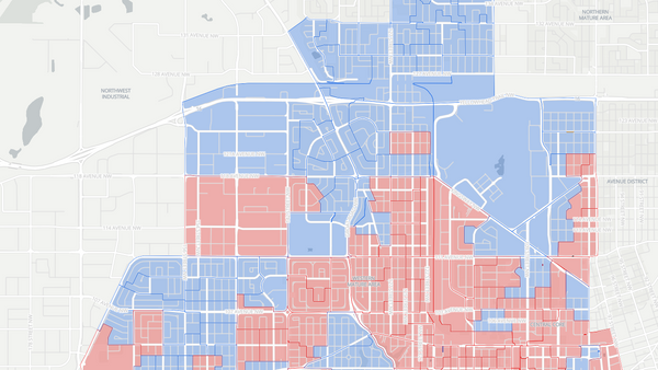 Edmonton Centre 2025 poll-by-poll results map