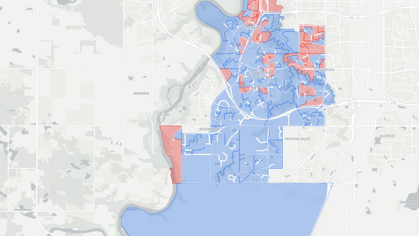 Edmonton Riverbend 2025 poll-by-poll results map