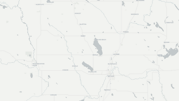 PonokaâDidsbury 2025 poll-by-poll results map