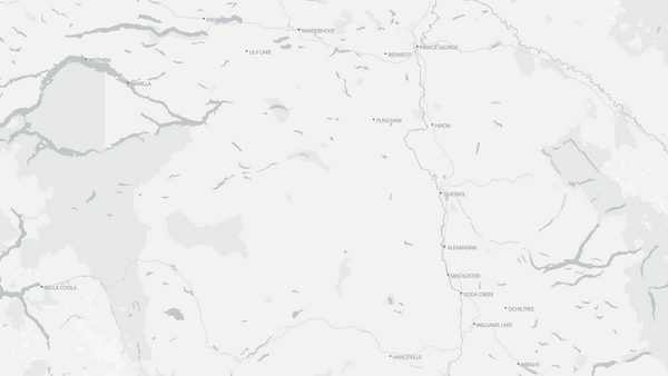 2025 Cariboo—Prince George poll map