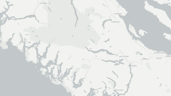 2025 Courtenay—Alberni poll map