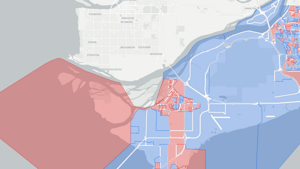 Delta 2025 poll-by-poll results map