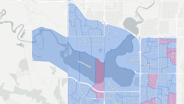 2012 Calgary-Glenmore poll map