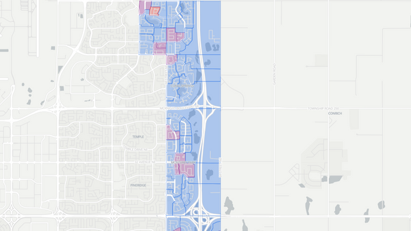 2012 Calgary-Greenway poll map