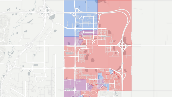 2012 Calgary-McCall poll map