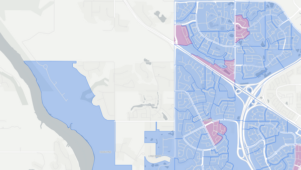 2012 Calgary-North West poll map
