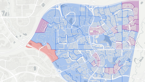 2012 Calgary-Northern Hills poll map
