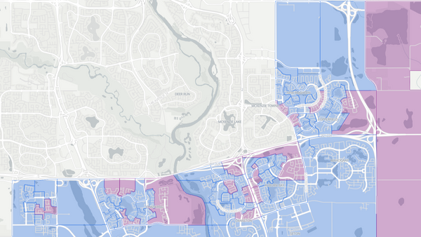 2012 Calgary-South East poll map