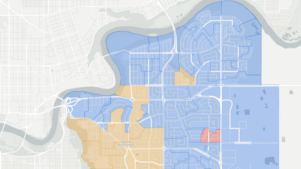 2012 Edmonton-Gold Bar poll map