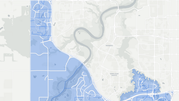 2012 Edmonton-South West poll map