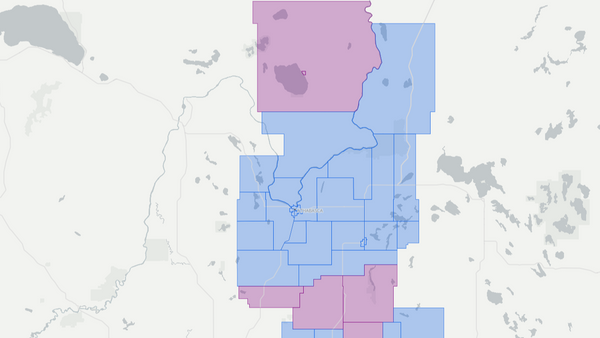 2012 Athabasca-Sturgeon-Redwater poll map