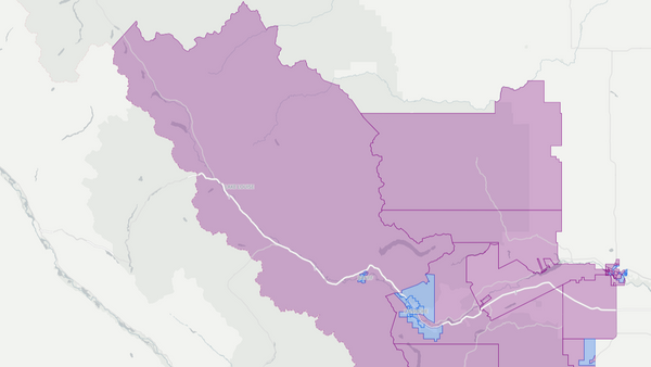2012 Banff-Cochrane poll map