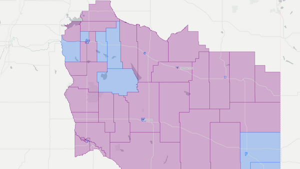 2012 Drumheller-Stettler poll map