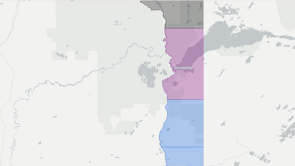 2012 Fort McMurray-Conklin poll map