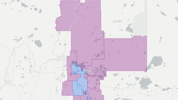 2012 Lac La Biche-St. Paul-Two Hills poll map