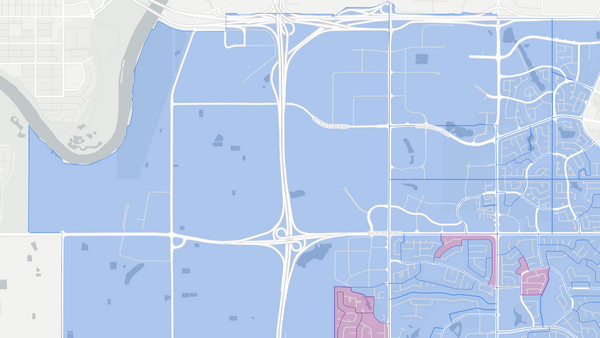 2012 Sherwood Park poll map