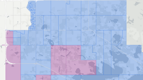 2012 Strathcona-Sherwood Park poll map