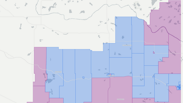 2012 Vermilion-Lloydminster poll map