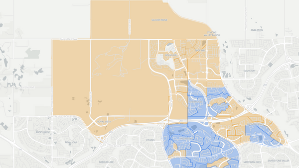 2015 Calgary-Foothills poll map