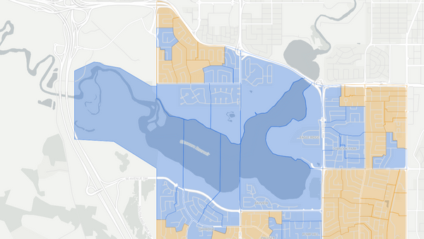 2015 Calgary-Glenmore poll map