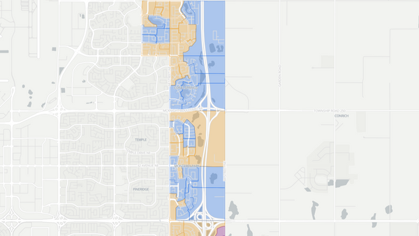 2015 Calgary-Greenway poll map