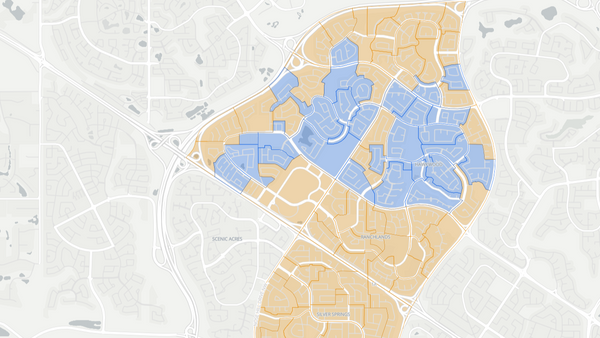 2015 Calgary-Hawkwood poll map
