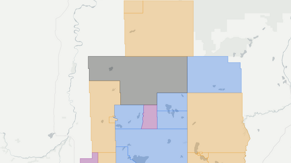 2015 Lesser Slave Lake poll map