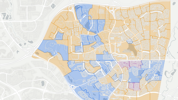 2015 Calgary-Northern Hills poll map