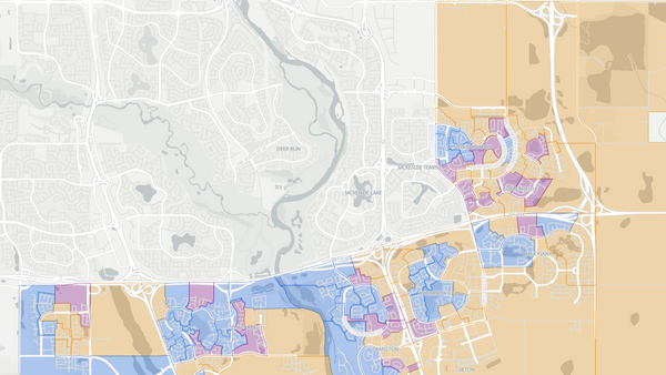 2015 Calgary-South East poll map