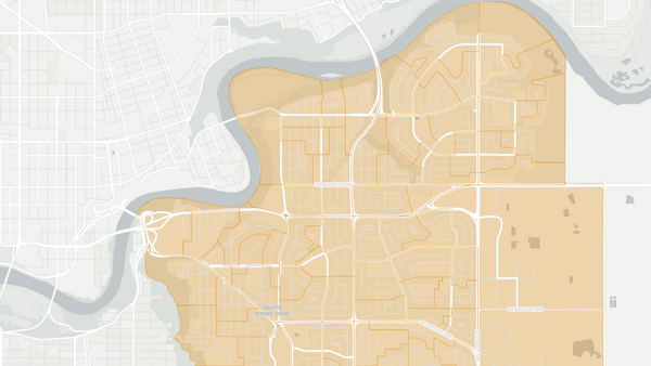 2015 Edmonton-Gold Bar poll map