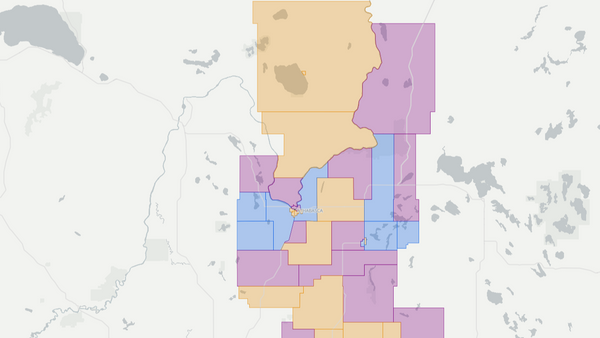 2015 Athabasca-Sturgeon-Redwater poll map