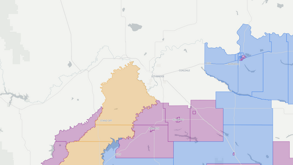 2015 Cardston-Taber-Warner poll map