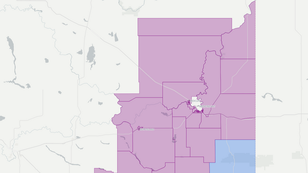 2015 Cypress-Medicine Hat poll map