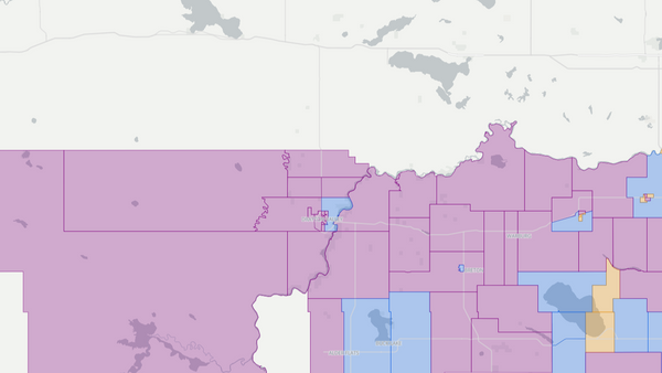 2015 Drayton Valley-Devon poll map