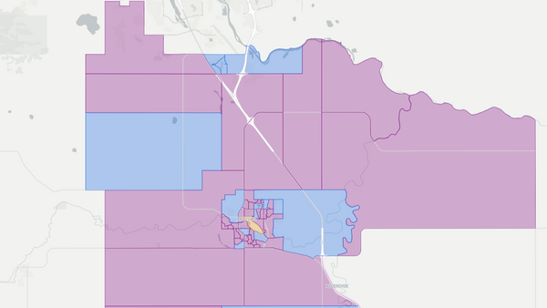 2015 Highwood poll map