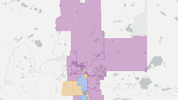 2015 Lac La Biche-St. Paul-Two Hills poll map