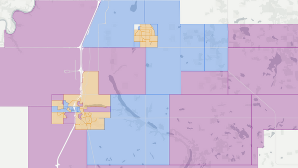 2015 Leduc-Beaumont poll map