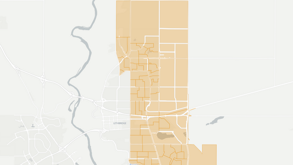 2015 Lethbridge-East poll map