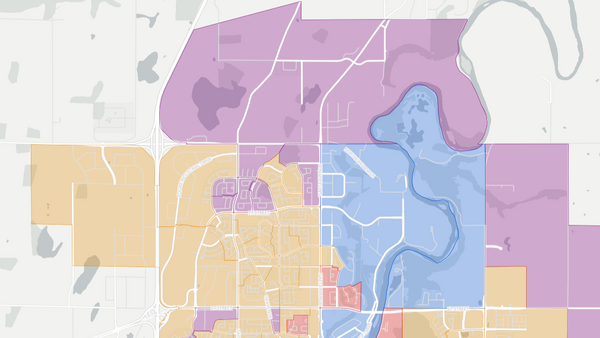 2015 Red Deer-North poll map