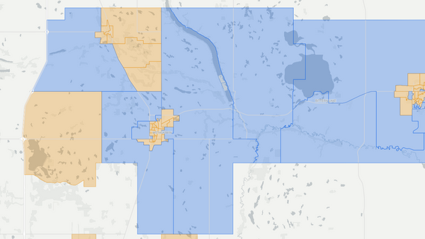 2015 Wetaskiwin-Camrose poll map