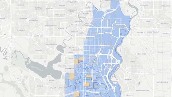 2019 Calgary-Acadia poll map