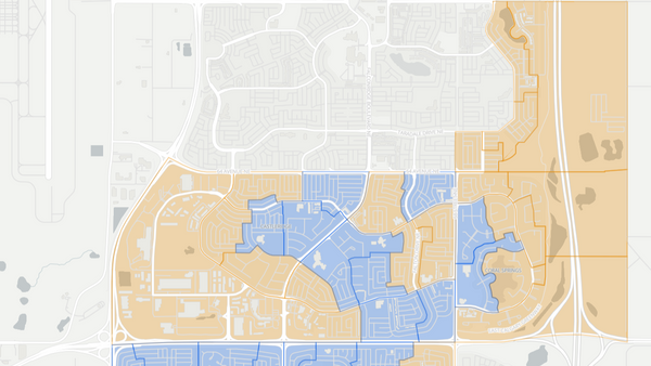 2019 Calgary-Falconridge poll map