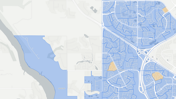 2019 Calgary-North West poll map