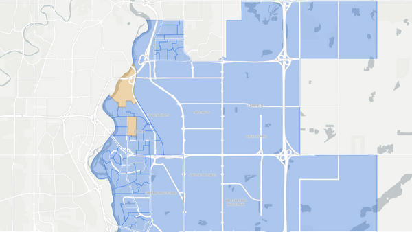 2019 Calgary-Peigan poll map
