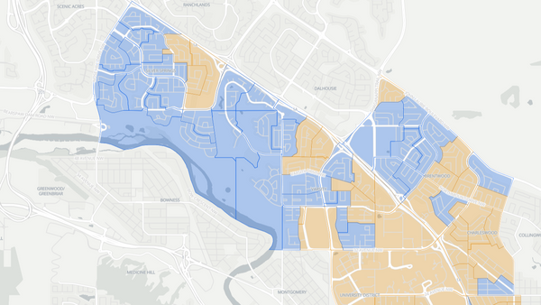 2019 Calgary-Varsity poll map